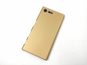 Xperia X Compact SO-02J ハードケース カバー シンプル ゴールド