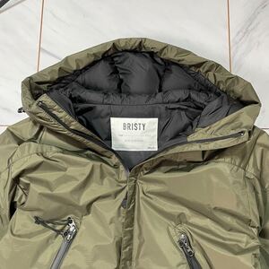 美品 NANGA URBAN RESEARCH BRISTY オーロラ GREEN DOWN ジャケット カーキ オリーブ 緑 防寒 アウトドア キャンプ ナンガ メンズ 38 M相当