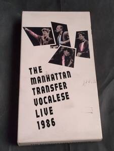 ■VHS■マンハッタントランスファー/THE MANHATTAN TRANSFER■VOCALESE LIVE 1986■