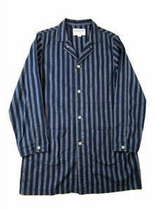 NEIGHBORHOOD ネイバーフッド DEALER STRIPE C-COAT ストライプ ショップコート M ジャケット ネイビー系