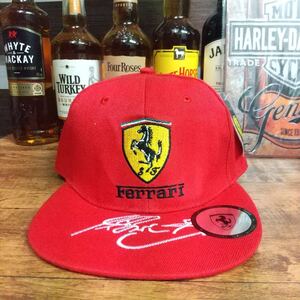 キャップ フェラーリ Ferrari エンジン CAP レーシング メカ 赤 夏 レジャー