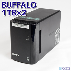 【7=WD1T-15/16】Buffalo HD-WLU3/R1 外付けHDD 1TB×2 RAID1 Western Digital WD WD10EZRZ 本体のみ【動作中古品/送料込み】