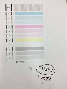 【T1372】プリンターヘッド ジャンク 印字確認済み QY6-0078 CANON キャノン PIXUS MP990/MG6130/MG6230/MG8130/MG8230