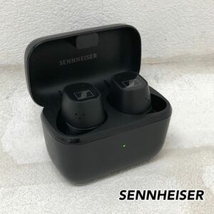 H■⑬ SENNHEISER ゼンハイザー CX Plus True Wireless ワイヤレスイヤホン ブラック 黒 Bluetooth 充電ケース イヤホン 動作品