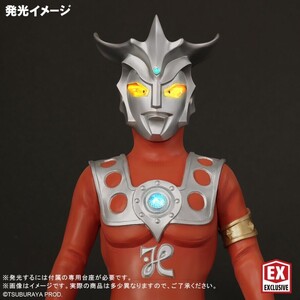 【未開封】塗装完成品 ウルトラマンレオ 49cm ギガンティック 限定 発光版 エクスプラス 少年リック 検/ 海洋堂 豆魚雷 ワンフェス ソフビ