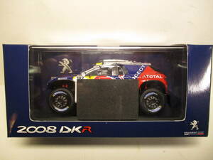 ★超稀少★PEUGEOT プジョー 純正　２００８ DKR★ミニカー★カラー　レッドブル★Sparkmodel社製★白黄赤紺★新品・未使用品★１／４３★