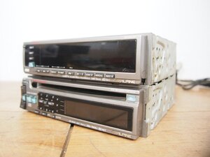 ☆【1W1219-5】 ALPINE アルパイン カーステレオ CDA-7843J TDA-5643 CD ハード ユニット 2台セット ジャンク