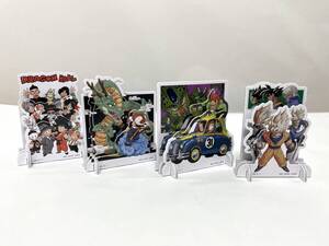 一番くじ ドラゴンボール VS オムニバスビースト H賞 レイヤースタンド 4種 DragonBall 3layer Paper Stands pre-assembled Anime Goods