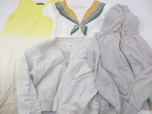 ◇ 《 BEAMS/IENA 他 まとめ売り4点セット サイズM相当 ブルゾン パーカー Tシャツ ワンピース レディース 》 P