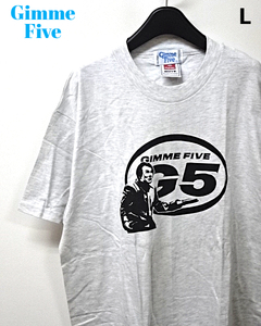 L 未使用【Gimme Five Tee Light Gray ギミーファイブ Tシャツ ライト グレー 霜降り OLD 90s 90