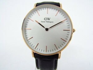 Daniel Wellington ダニエルウェリントン B12 クォーツ腕時計 レザーベルト♪AC13208