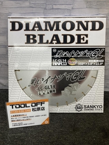 013♪未使用品♪三京ダイヤモンド SANKYO 350ｍｍダイヤモンドブレード 黒いイナヅマGL LC-GL14 350×3.0×22.0
