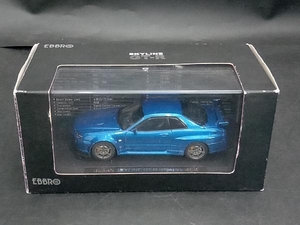 EBBRO 1/43 NISSAN SKYLINE GT-R(R34) VspecII M.BLUE エブロ