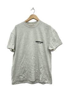 ESSENTIALS◆ロゴTEE/Tシャツ/S/コットン/GRY