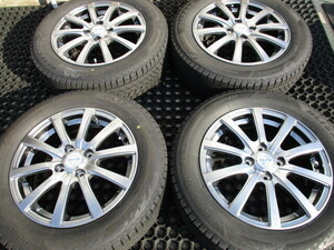 冬用set!! ZACK JP-110 (GM) (15x5,5+50 4H/100) バリ溝(ブリヂストン VRX3) 175/65R15 コンパクトカー ヴィッツ フィット キューブ マーチ