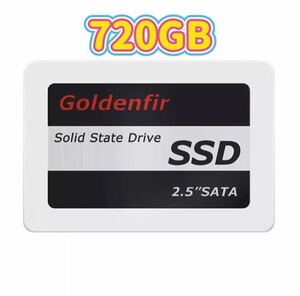 【6日間SALE！】SSD Goldenfir 720GB SATA3 / 6.0Gbps 2.5インチ 高速 NAND TLC 内蔵 デスクトップPC ノートパソコン