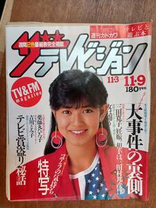 ザ・テレビジョン　１９８４年１１月９日　首都圏関東版　石川秀美