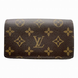 Louis Vuitton ルイヴィトン M61736 ポルトフォイユ・トレゾール モノグラム 二つ折り財布 メンズ レディース 【中古】