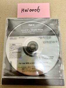 HW0006/新品/NEC バックアップDVD-ROM Windows Server 2016 Datacenter Japanese 64ビット