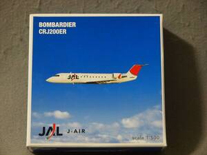 1/500 J-Air/JAL ボンバルディア CRJ200ER JA205J herpa 505147 