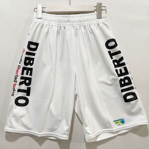 SALE! メール便可! DIBERTO (ディベルト) プラクティス パンツ (L) WHITE | futsal soccer フットサル サッカー プラパン ホワイト セール