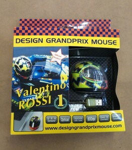 DESIGN GRANDPRIX MOUSE　Valentino ROSSI　VR46　ヘルメット型マウス　USB　コンピューター マウス