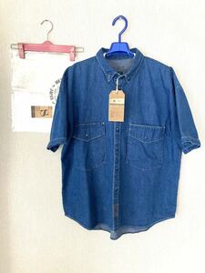 【即決】新品未使用 20SS テンダーロイン WORK SHT B.D DENIM S/S WASH 半袖 デニム シャツ