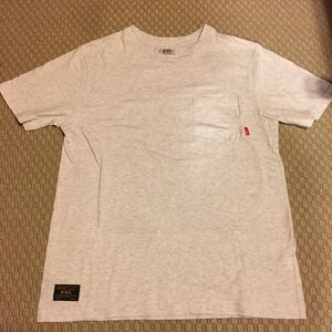 Tシャツ S アッシュグレー 美品　WTAPS ポケットTシャツ BLANK 送料￥198～