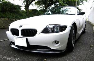 ★カーボン製★[特価/未使用/訳あり/ビス付属］BMW E85 Z4 前期 2.2i/2.5i/3.0i用エアロフロントカーボンリップスポイラー ［C/BMWZ4A］