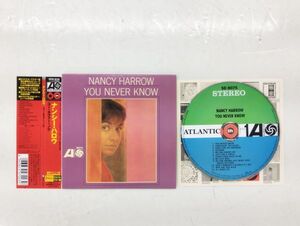 ク/ ナンシー・ハロウ / ユー・ネヴァー・ノウ NANCY HARROW / YOU NEVER KNOW 紙ジャケ 帯あり /HY-0099