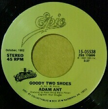 % Adam Ant / Goody Two Shoes (7inch) ソフトバンク スリ傷 Y1