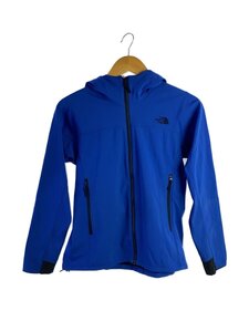 THE NORTH FACE◆V2 MOUNTAIN HOODIE_マウンテンフーディ/M/ナイロン/BLU/無地