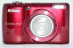 【外観特上級】ニコン NIKON COOLPIX L26 レッド　#s13076