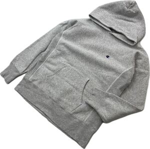 Champion ☆ 復刻 単色タグ リバースウィーブ スウェット パーカー グレー L 大定番 アメカジ ストリート 古着 人気 チャンピオン■S3476