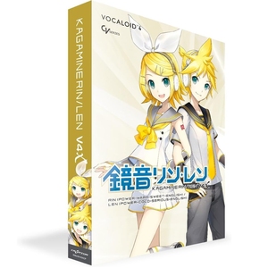 クリプトン 鏡音リン・レン V4X (incl. ENGLISH) 日本語＆英語ライブラリー同梱 パッケージ版 ボーカロイド VOCALOID4 Cubase LE