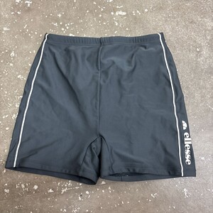 前WK278 ellesse エレッセ　競泳　水着　スイムウェア　フィットネス　カーキ　レディースM クリーニング済