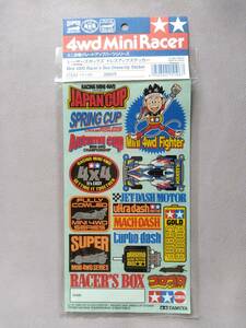 【1996TAMIYAタミヤ/ミニ四駆】15196 Mini 4WD Racer’s Box Dress-Up Sticker レーサーズボックス ドレスアップステッカー【ジャンク品】