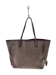 LOUIS VUITTON◆1)ネヴァーフルMM_ダミエ・エベヌ_BRW/PVC/BRW