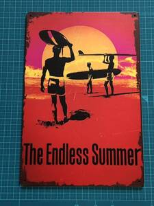 AK2Iブリキ看板】The Endless Summer いつもサーフィン気分で自分の部屋や秘密基地の壁にいかがでしょうか