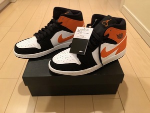 新品未使用　NIKE ナイキ AIR JORDAN 1 MID STARFISH BLACK