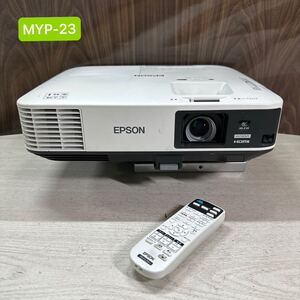 MYP-23 激安 プロジェクター EPSON EB-2165W LCD PROJECTOR リモコン付き 簡易動作確認済み 中古現状品