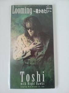 【☆JN-0586】 Looming～確かめたい～/Toshi with Night Hawks/邦楽/ロック/Jポップス/CD/BMGビクター【HK】