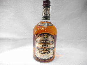 ◇古酒　洋酒　CHIVAS REGAL シーバスリーガル 12年 ウイスキー 1000ml　43%　スコッチ　未開栓　箱無し