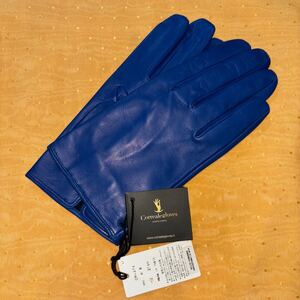 《新品》コレアーレグローブス　Correale gloves、高級革手袋、ブルー　青