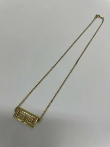 503 GIVENCHY ジバンシィ ジバンシー ネックレス アクセサリー ゴールドカラー ヴィンテージ 総重量約4g 中古品