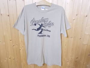 T126◆PORT&COMPANY製 Bowlers Edge Tシャツ◆サイズL 海外古着 ボーリングTシャツ ポート＆カンパニー ネコポス便 5I