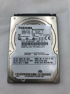 【ジャンク】TOSHIBA 2.5インチ HDD SATA(Serial ATA) 320GB MK3259GSXP 使用時間 18791時間