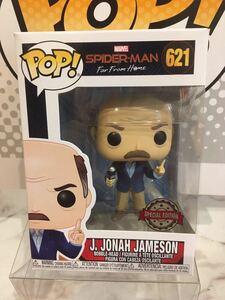 FUNKO POP! スパイダーマンFFH J・ジョナ・ジェームソン限定版