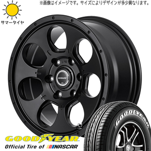 195/80R15 サマータイヤホイールセット キャラバン (GOODYEAR NASCAR & ROADMAX MUDAGENT 6穴 139.7)