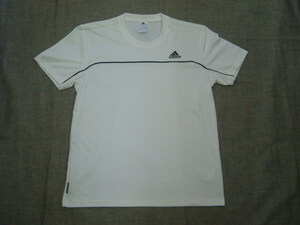 古着adidas (アディダス) ショートスリーブＴシャツ S91194 (L) ホワイト